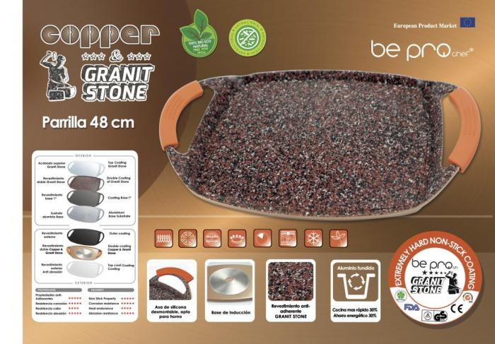 Bepro chef Parrilla Cooper&Granit Stone